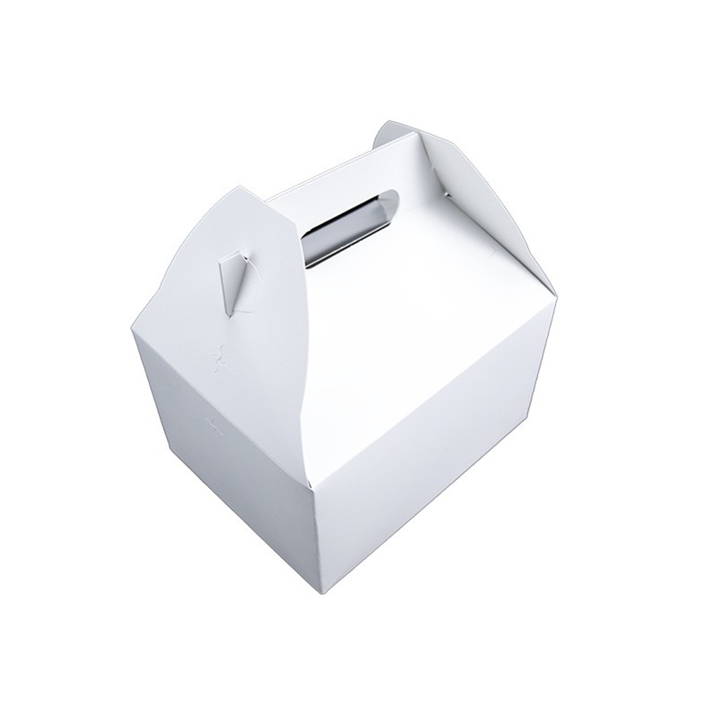 Southern Champion White Picnic Barn Carryout Container (9.0625 in. x 7.0625 in. x 5 in., 125 Containers/CS)